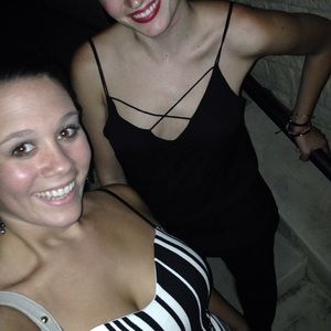 Let her be black snake print jumpsuit